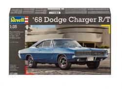 MODÈLE À COLLER - 68 DODGE CHARGER R/T 1/25 NIVEAU 4